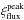 \hbox{$\xi_{\mathrm{flux}}^{\mathrm{peak}}$}