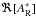 \hbox{$\Re[A_{\rm R}^*]$}