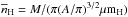 \hbox{$\overline{n}_\mathrm{H} = M / (\pi (A/\pi)^{3/2} \mu \mathrm{m}_\mathrm{H})$}