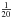 \hbox{$\frac{1}{20}$}