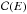 \hbox{${\cal C}(E)$}
