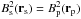 \hbox{$B_{\rm s}^{2}(\vec r_{\rm s}) = B_{\rm p}^{2} (\vec r_{\rm p})$}