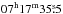 \hbox{$\rm 07^{h}17^{m}35\fs5$}