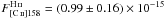 \hbox{$F_{[\ion{C}{ii}]158}^ {\ion{H}{ii}} =(0.99\pm0.16)\times 10^{-15}$}