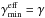 \hbox{$\gamma_{\rm min}^{\rm eff}=\gamma$}