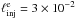 \hbox{$\leinj=3\times10^{-2}$}