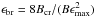 \hbox{$\ecr=8\Bcr/(B\emx^2)$}