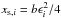 \hbox{$x_{\textrm {s}, i}=b\epsilon_i^2/4$}