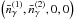 \hbox{$\left(\bar{n}_{\gamma}^{(1)},\bar{n}_{\gamma}^{(2)},0,0\right)$}