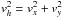 \hbox{$v_{h}^2 = v_{x}^2 + v_{y}^2$}