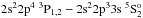 \hbox{$\rm 2s^22p^4{~}^3P_{1,2}-2s^22p^33s{~}^5S^o_2$}