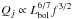 \hbox{$Q_j \propto L_{\rm bol}^{6/7} f^{3/2}$}