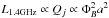 \hbox{$L_{\rm 1.4GHz}\propto Q_{j} \propto \Phi_B^2 a^2$}