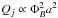 \hbox{$Q_j \propto \Phi_B^2 a^2$}