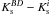 \hbox{$K_{\rm s}^{BD}- K_{\rm s}^i$}