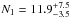 \hbox{$N_1 = 11.9_{-3.5}^{+7.5}$}