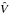 \hbox{$\hat{V}$}