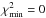 \hbox{$\chi^2_{\rm min} = 0$}