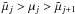 \hbox{$\tilde\mu_j>\mu_j>\tilde\mu_{j+1}$}