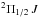 \hbox{$^2\Pi_{1/2}\,J$}
