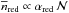 \hbox{$\overline{n}_{\rm red} \propto \alpha_{\rm red}\,\mathcal{N}$}
