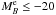 \hbox{$M_{B}^{\rm e} \leq -20$}