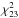 \hbox{$\chi^{2}_{23}$}