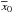\hbox{$\overline{x}_0$}