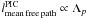 \hbox{$l^\mathrm{PIC}_{\rm mean\,free\,path}\propto\Lambda_p$}