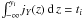 \hbox{$\int_{-\infty}^{y_i}\!j_Y(z)\,\dif\,z = t_i$}