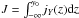\hbox{$J = \int_{-\infty}^{y_0}\!j_Y(z)\dif z$}