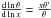 \hbox{$\frac{{\rm d} \ln \theta}{{\rm d} \ln x}=\frac{x\theta^\prime}{\theta}$}