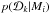 \hbox{$p(\data_k|M_i)$}
