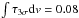 \hbox{$\int\tau_{3\sigma}{\rm d}v = 0.08$}