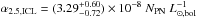 \hbox{$ \alpha_{2.5,\mathrm{ICL}}=(3.29^{+0.60}_{-0.72})\times10^{-8}~N_{\mathrm{PN}}~L^{-1}_{\odot,\mathrm{bol}}$}