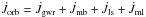 \hbox{$\dot{J}_{\rm orb}=\dot{J}_{\rm gwr}+\dot{J}_{\rm mb}+\dot{J}_{\rm ls}+\dot{J}_{\rm ml}$}