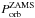 \hbox{$P_{\rm orb}^{\rm ZAMS}$}