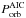 \hbox{$P_{\rm orb}^{\rm AIC}$}