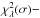 \hbox{$\chi_{\lambda}^2(\sigma) -$}