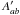 \hbox{$A'_{ab}$}