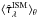 \hbox{$\langle\hat{\tau}^\txn{ISM}_\lambda\rangle_\theta$}