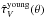 \hbox{$\hat{\tau}^\txn{young}_V(\theta)$}