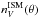\hbox{$n^\txn{ISM}_V(\theta)$}