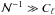 \hbox{$\mathcal{N}^{-1} \gg C_\ell$}