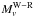 \hbox{$M^{\mathrm{W-R}}_{v}$}