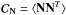 \hbox{${\Cb}_{\Nb} = \langle \Nb {\Nb}^{T} \rangle$}