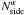 \hbox{$N^{\alpha}_{\rm side}$}