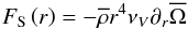 \begin{equation} F_{\rm S}\left(r\right)=-{\overline\rho}r^4\nu_{V}\partial_{r}{\overline\Omega} \end{equation}