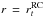 \hbox{$r\,=\,r_{t}^{\rm RC}$}