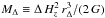 \hbox{$\mv \equiv \Delta \, H_z^2 \, \rv^3/(2 \, G)$}